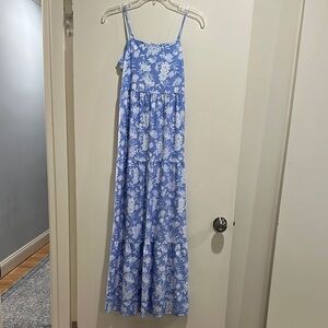 NWT! Blue Floral Maxi Dress